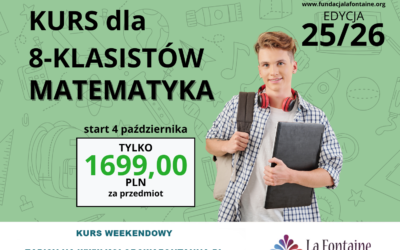 Kurs dla 8-klasistów matematyka edycja 25/26